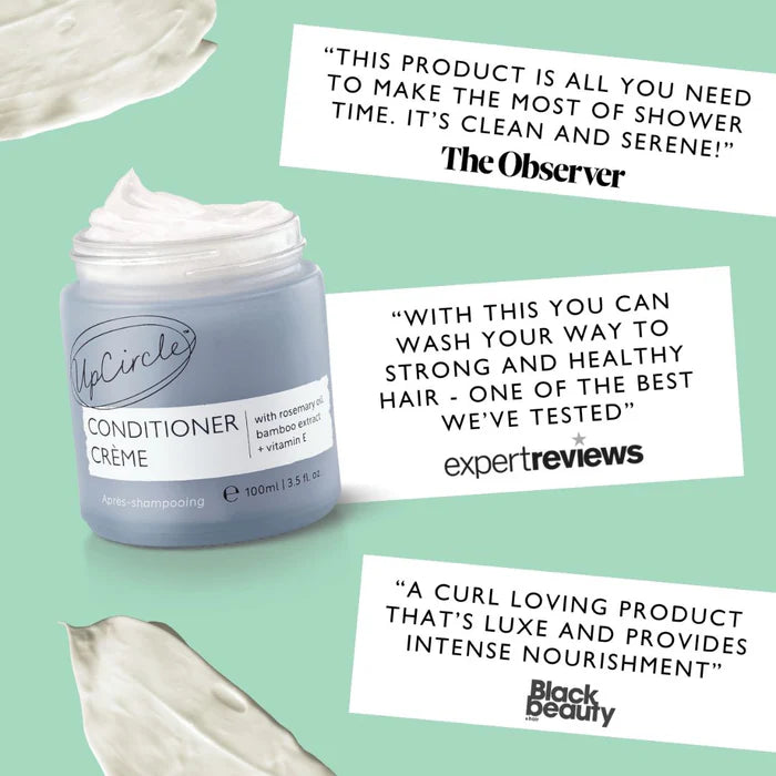 Upcircle Beauty - Après-shampoing crème à l'huile de romarin, extrait de bambou et vitamine E - 100 ml