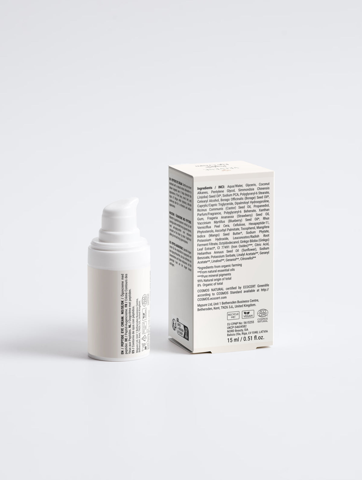 (précommande) Crème contour des yeux aux peptides Velvène - 15 ml