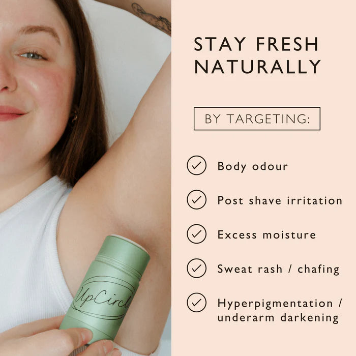Upcircle Beauty - Refillable Deodorant with Macadamia + Bergamot - 1 case + 1 refill