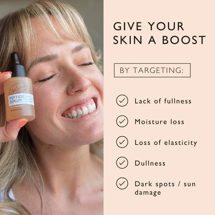 Upcircle Beauty - Sérum peptidique à la pomme cannelle et à l'orange sanguine recyclées