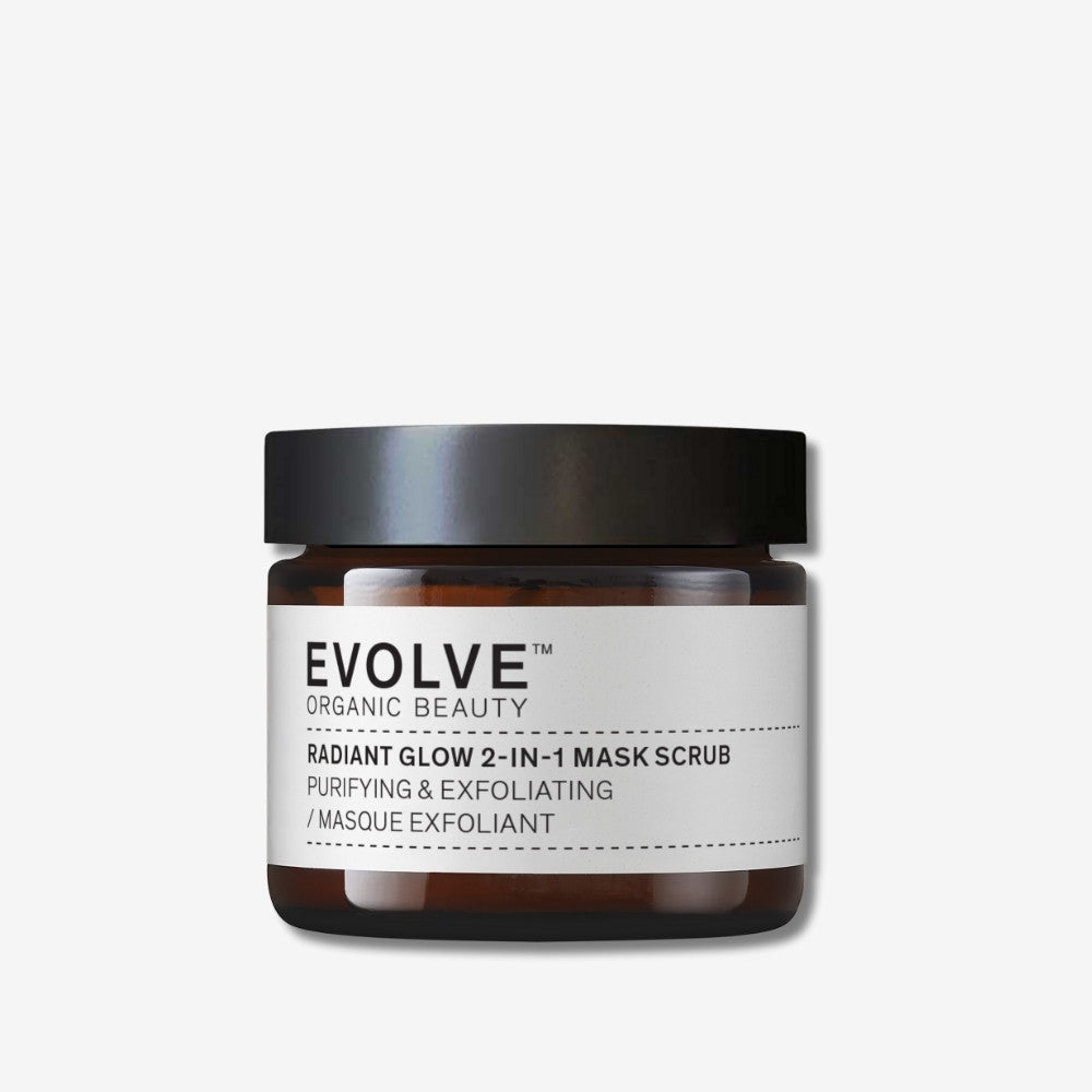 Radiant Glow 2-in-1 mask scrub - Evolve