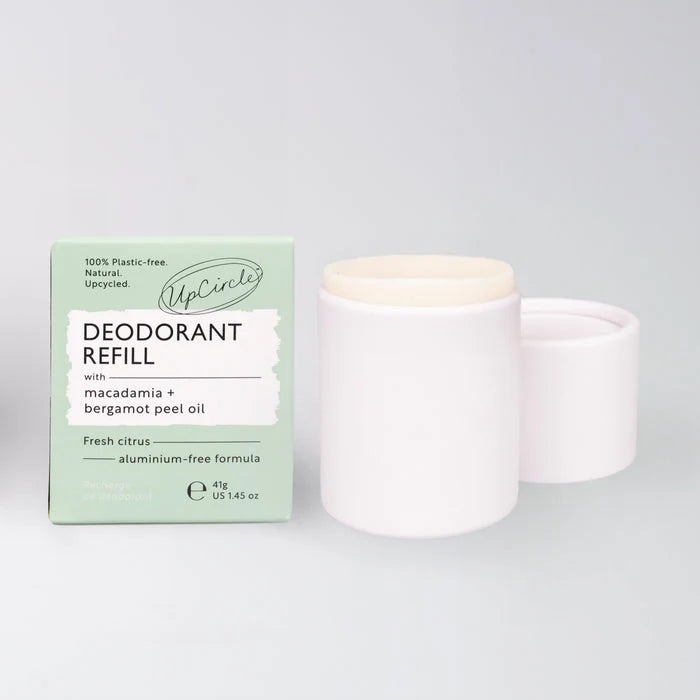 Upcircle Beauty - Deodorant Refill with Macadamia + Bergamot - 1 refill (no case)