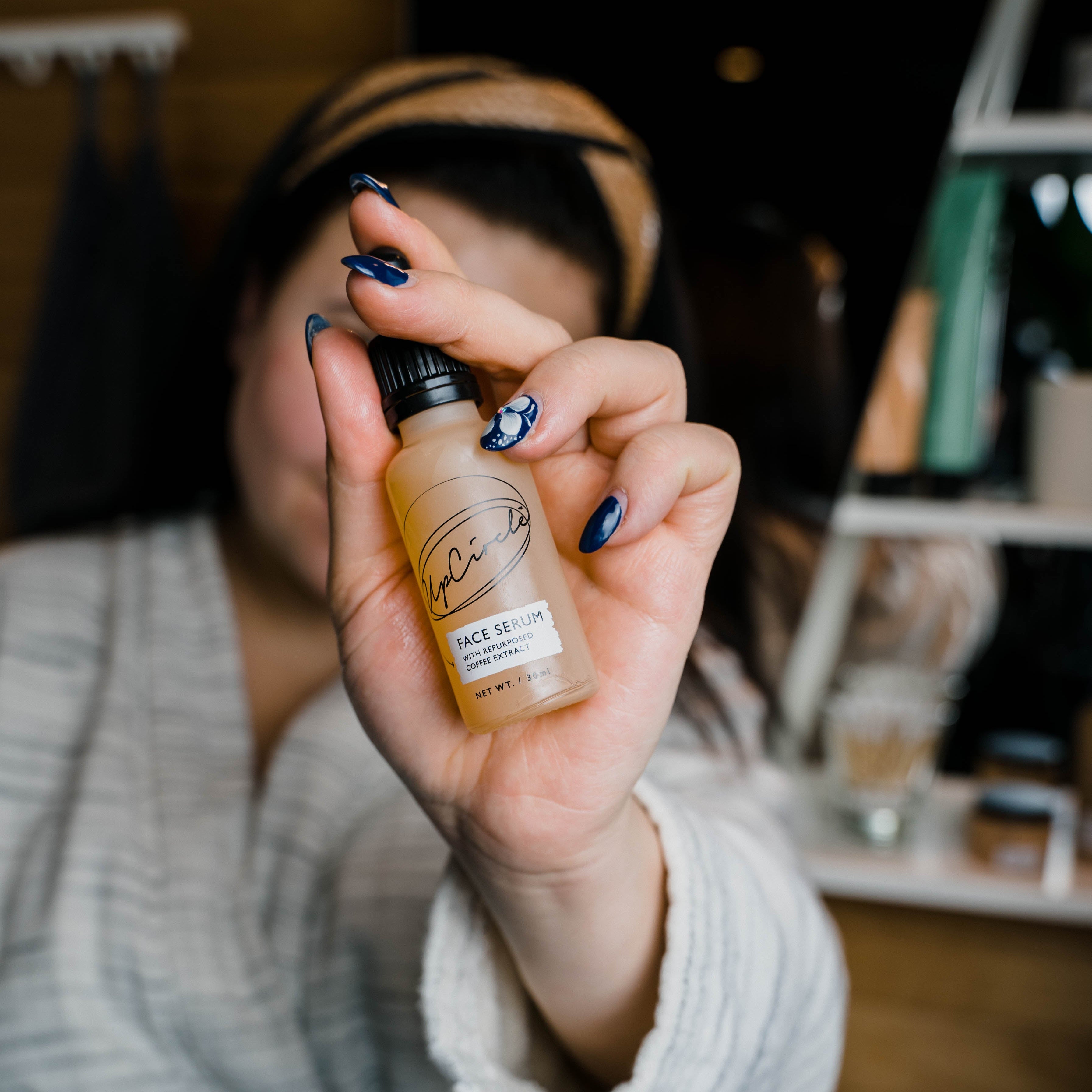 Huile visage bio au café et à la rose musquée - Upcircle Beauty - 30 ml