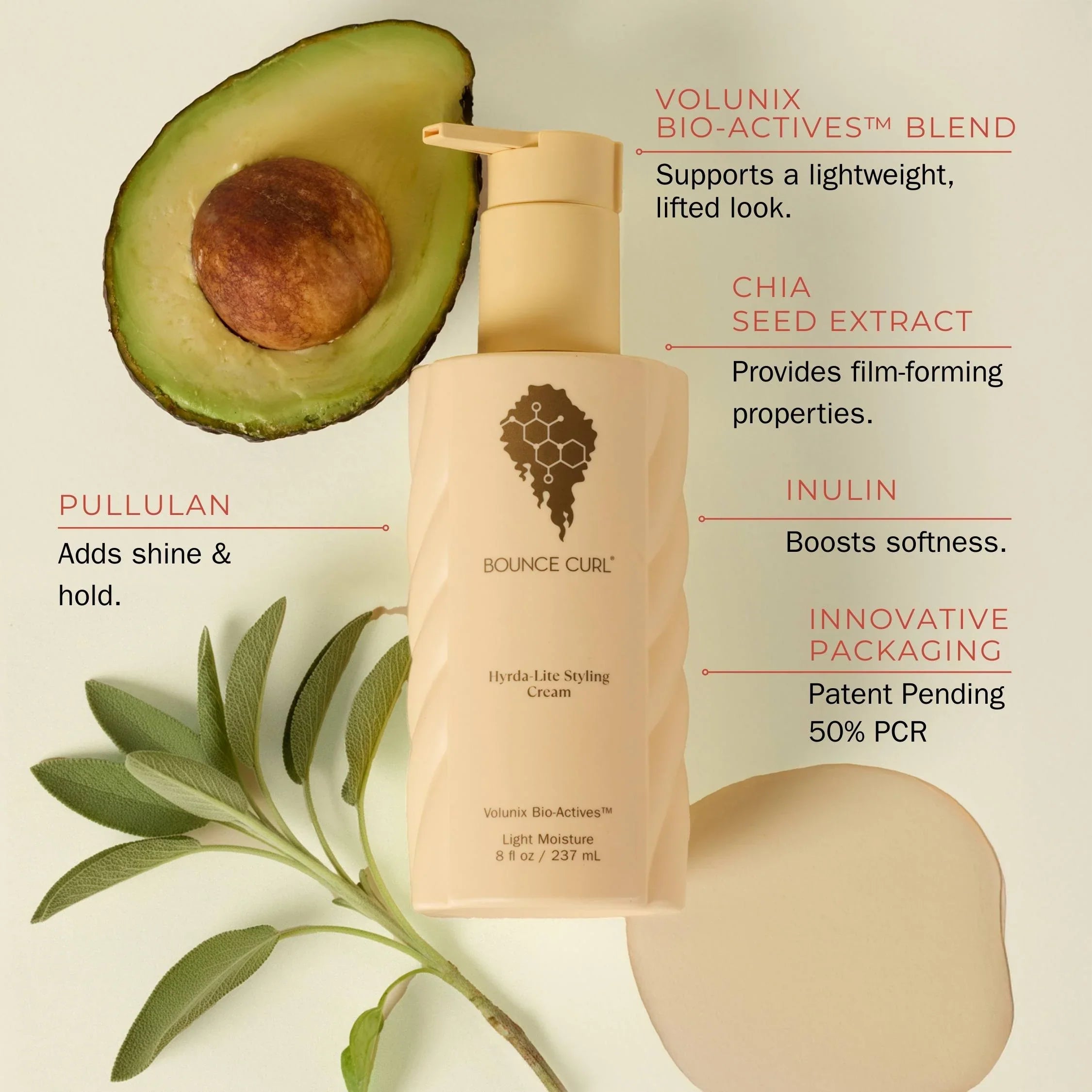 Bounce Curl Hydra-Lite Styling Cream, 237 ml