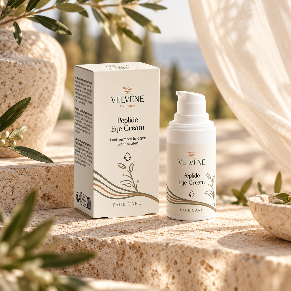 (précommande) Crème contour des yeux aux peptides Velvène - 15 ml