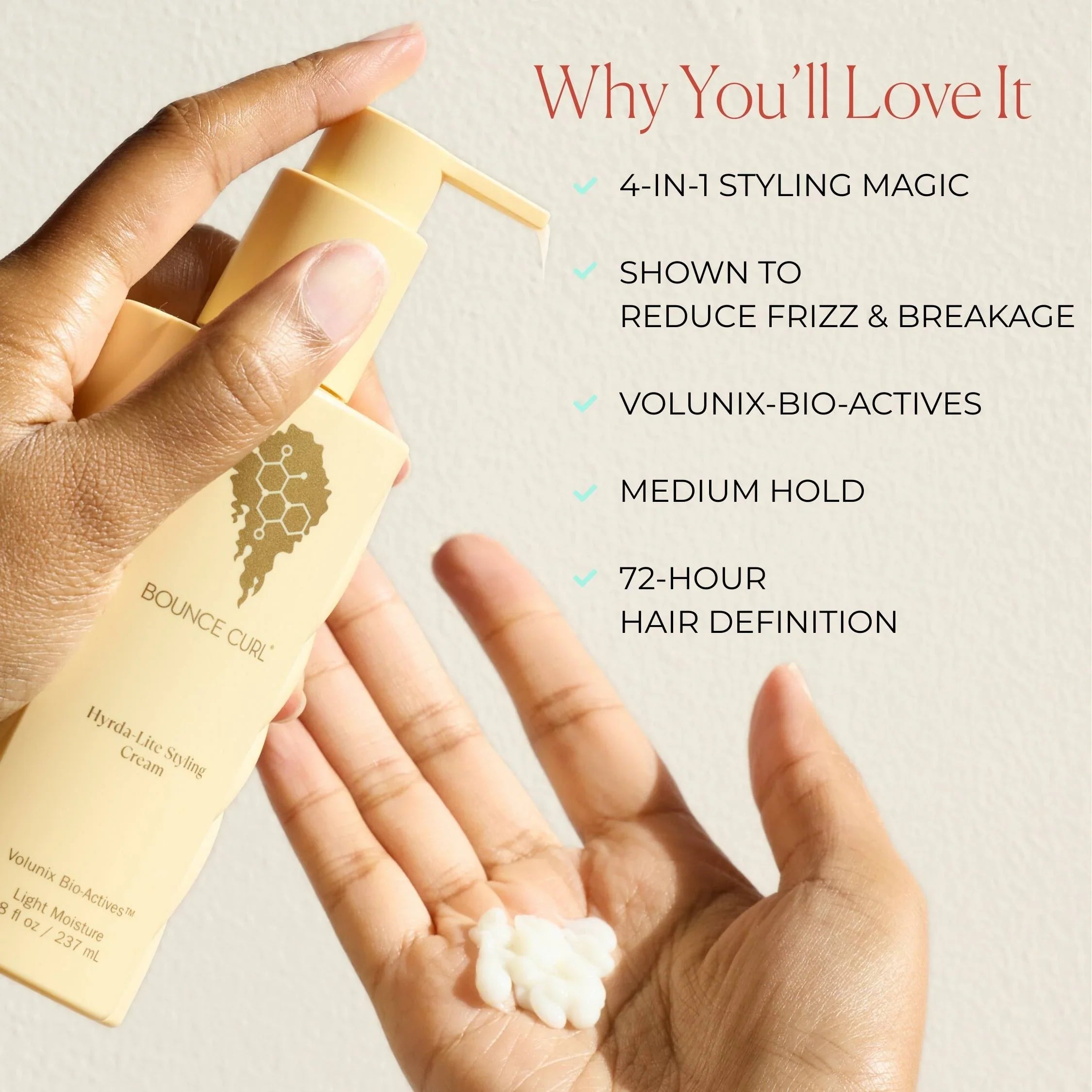 Bounce Curl Hydra-Lite Styling Cream, 237 ml