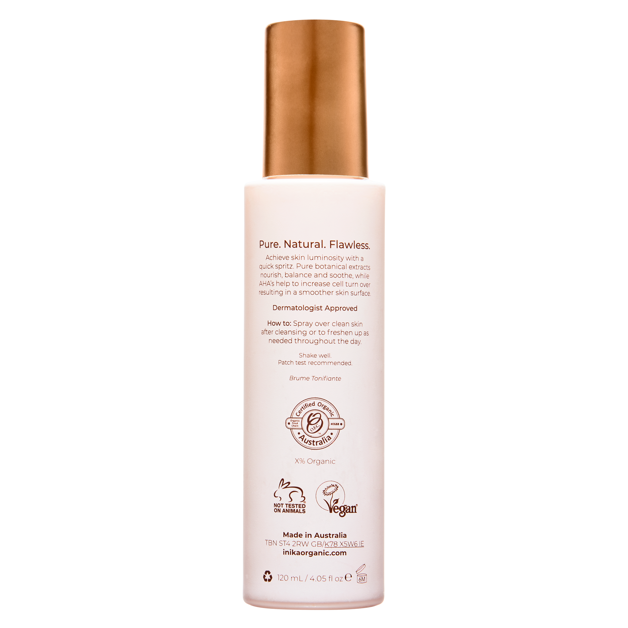 INIKA Organic - Hydrating Toning Mist