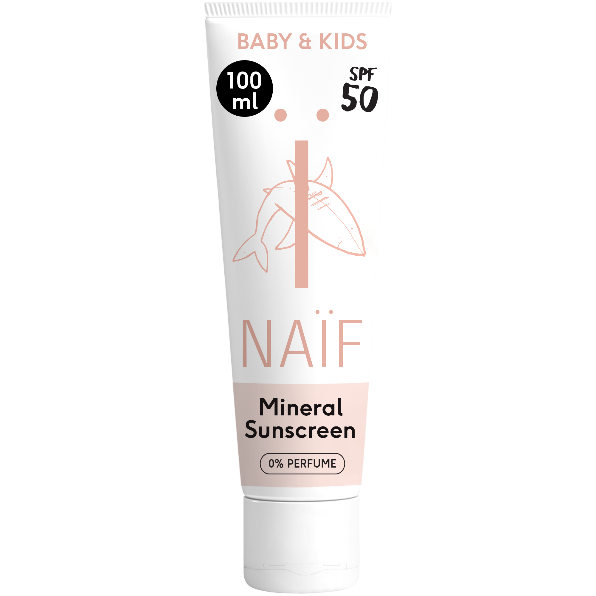 Naïf - Minerale Zonnebrandcrème 0% parfum voor Baby & Kids Factor 50