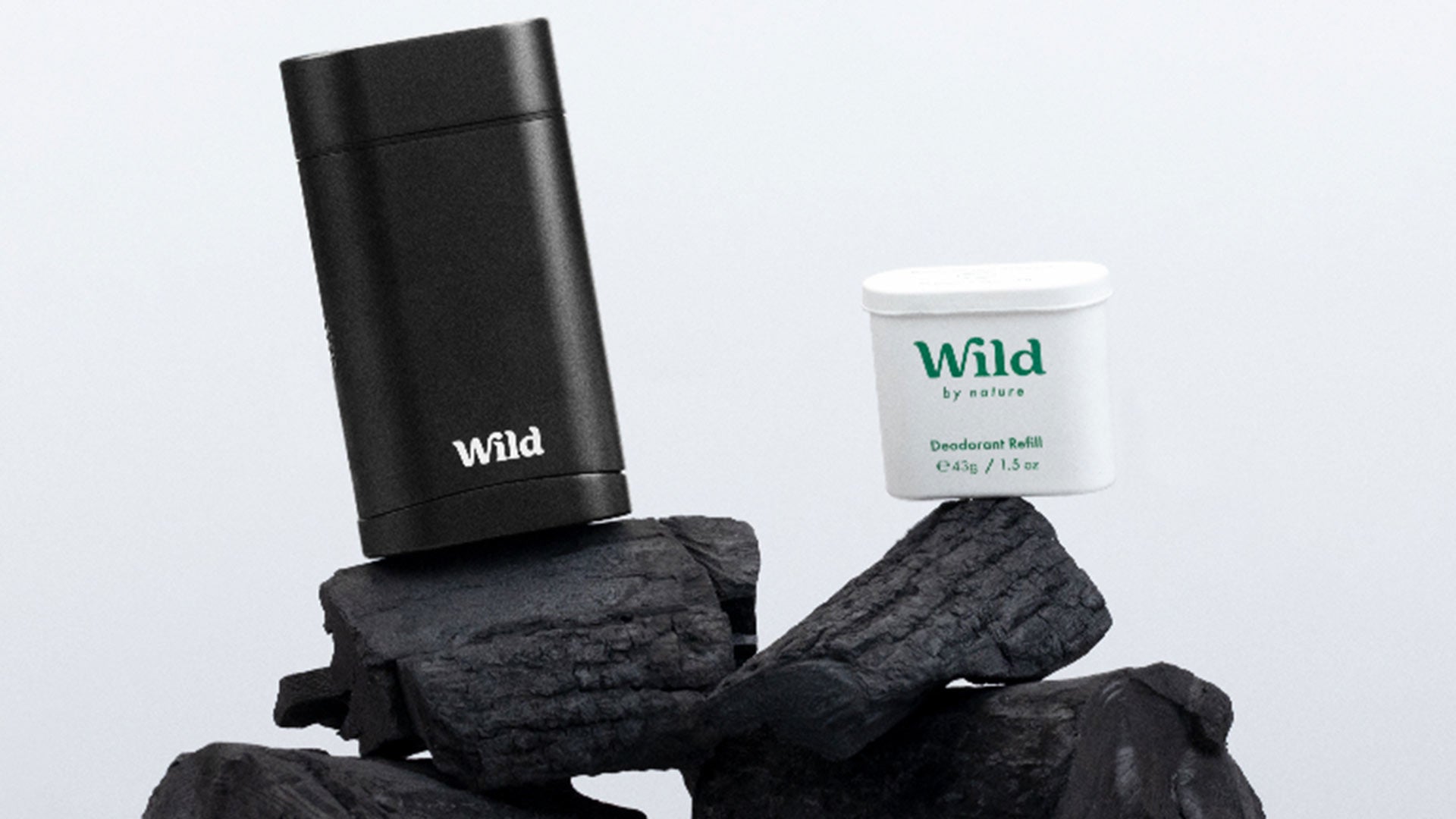 Men's Black Case and Fresh Cotton and Sea Salt Deo Starter Pack - Wild