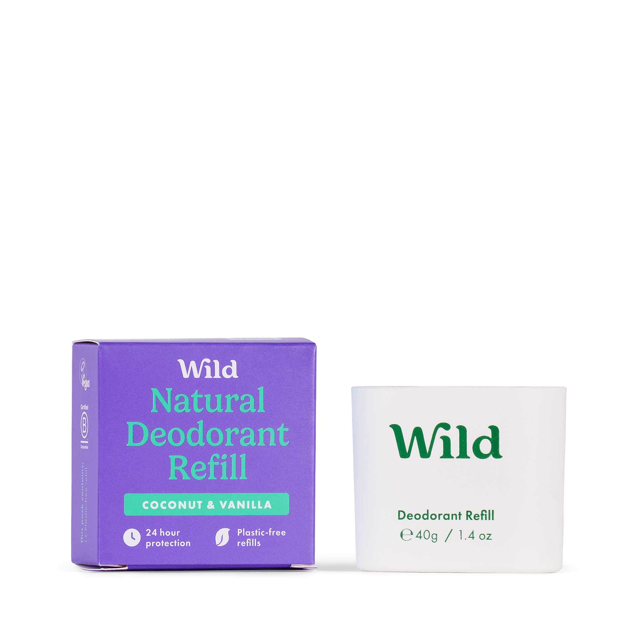 Deo Refill Coconut & Vanilla - Wild - 43gr