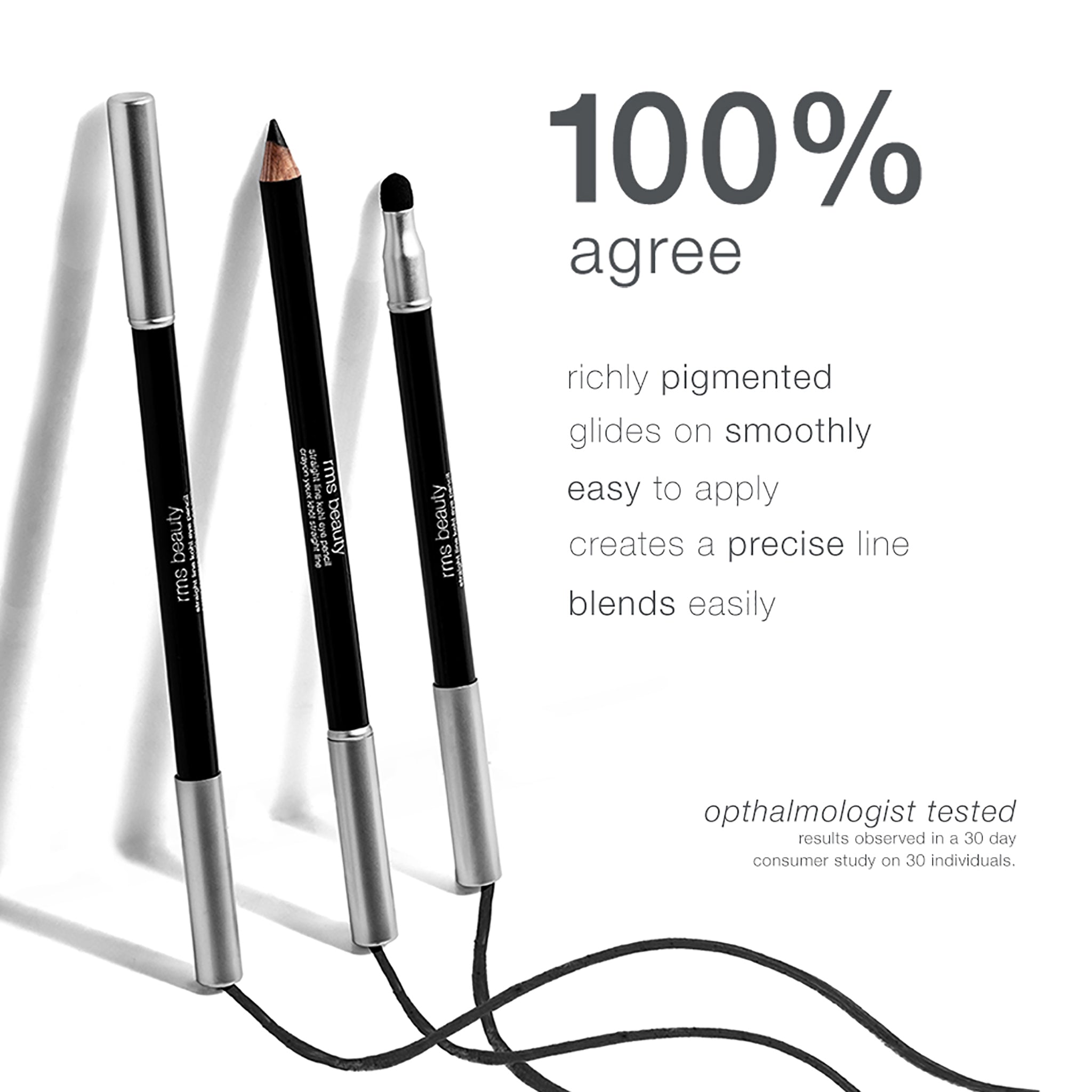 Straight Line Kohl Eye Pencil met slijper - RMS BEAUTY