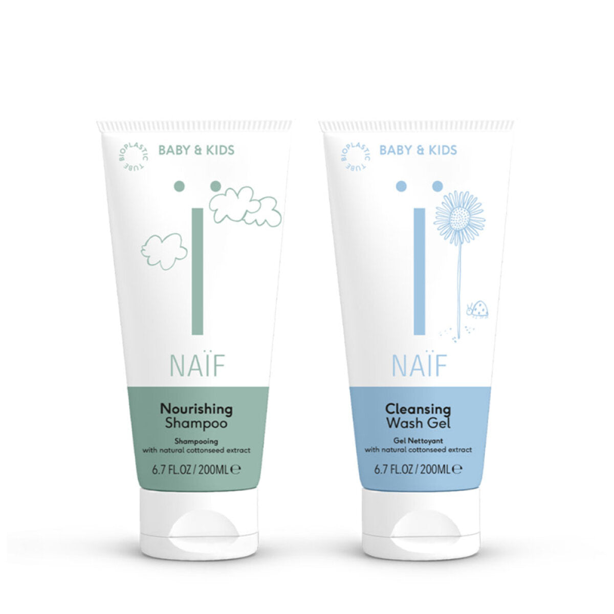 Naïf - Shampoo & Wasgel duo Baby's & Kids