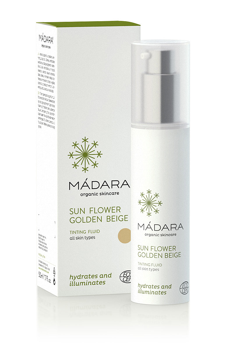 Sun Flower Golden Beige tinting fluid - Madara***